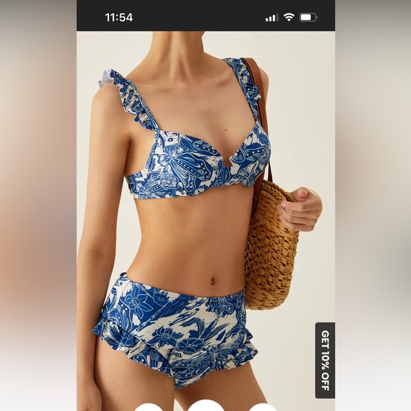 Closet clear out  bathing suit perfect for holiday size small 2 piece unworn - Picture 2 of 3